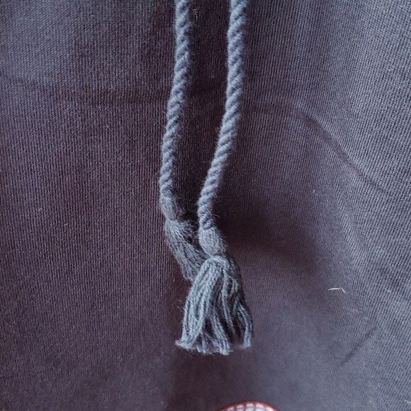 J. CREW BLUE EMBROIDERED TRIM TASSEL SLEEVELESS TOP LARGE - Picture 8 of 12